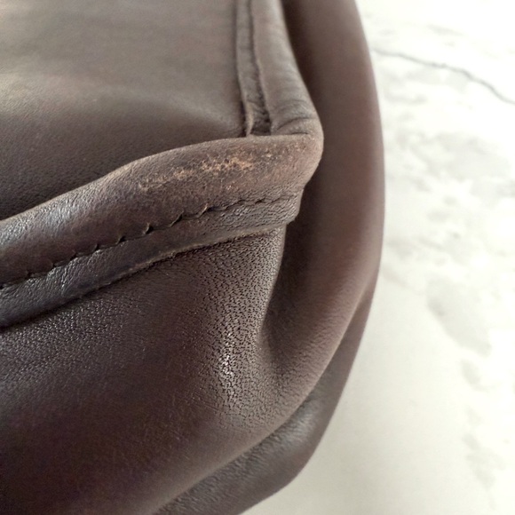 Vintage Coach 9927 Leather Willis mahogany/brown - Picture 10 of 16